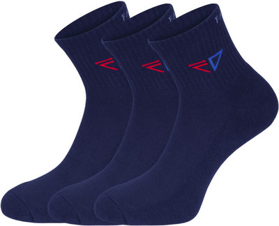 FABdon Men Solid Mid-Calf/Crew(Pack of 3)