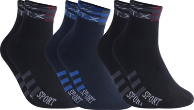 Siddlife Men & Women Self Design Ankle Length(Pack of 3)