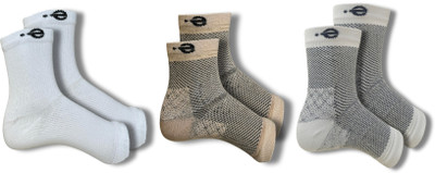 ecosync Unisex Solid Ankle Length(Pack of 3)