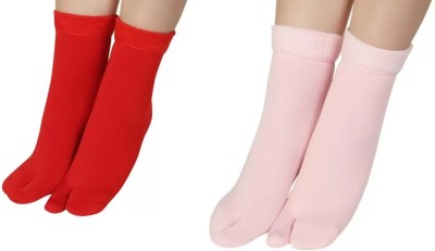 ALNIK Girls Solid Ankle Length(Pack of 2)