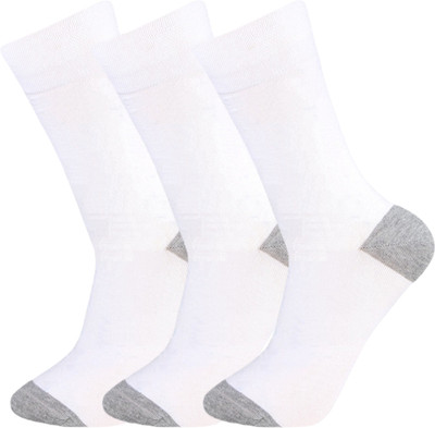 VAPINDIA Unisex Solid Mid-Calf/Crew(Pack of 3)