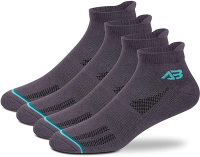 Antonio Benedetto Men Solid Ankle Length(Pack of 4)