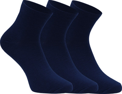 BERYX Men & Women Solid Ankle Length(Pack of 3)