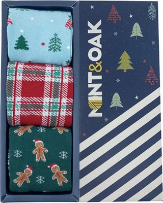 Mint and Oak Men Printed Ankle Length(Pack of 3)