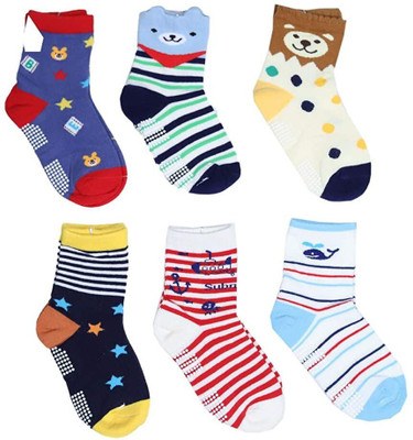 SooWoo Baby Boys & Baby Girls Calf Length(Pack of 6)