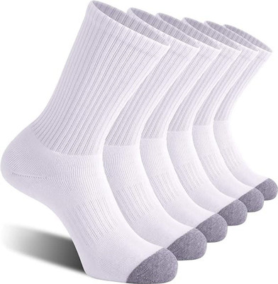 RECKZOZ Men & Women Solid Mid-Calf/Crew(Pack of 3)