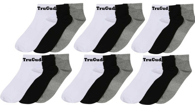 vactly Men & Women Self Design Ankle Length(Pack of 18)