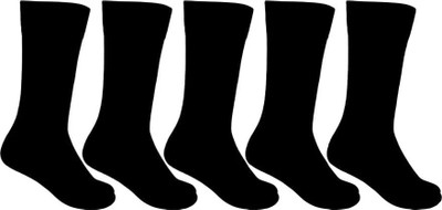VAPINDIA Unisex Solid Calf Length(Pack of 5)
