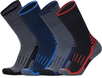 RC. ROYAL CLASS Men Self Design Calf Length(Pack of 4)