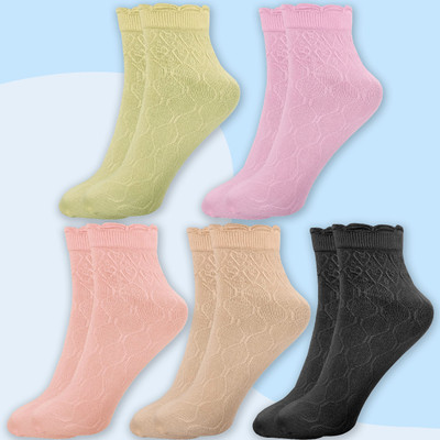 FAEEPY Women Solid Mid-Calf/Crew