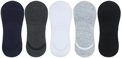 owilens Men Solid Peds/Footie/No-Show(Pack of 5)