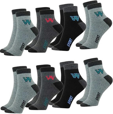 Sunex Men Solid Ankle Length(Pack of 8)