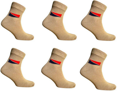 RANDRA Men & Women Solid Ankle Length(Pack of 6)