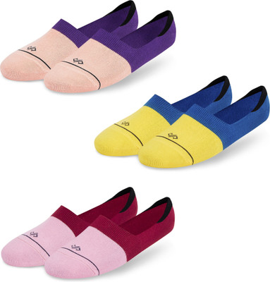 Dynamocks Men & Women Solid Peds/Footie/No-Show(Pack of 3)
