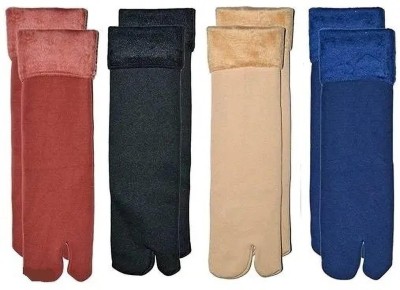 Bodiclap Women Solid Ankle Length, Peds/Footie/No-Show, Low Cut(Pack of 4)