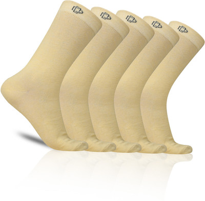 Dollar Women Solid Mid-Calf/Crew(Pack of 5)