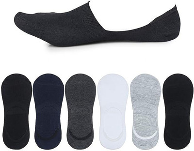 Zedgora Unisex Solid Peds/Footie/No-Show(Pack of 6)