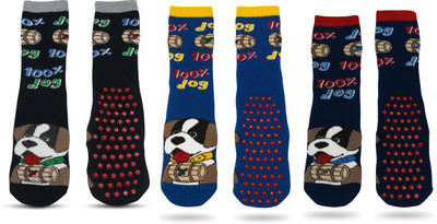 KETKAR Women Printed Mid-Calf/Crew(Pack of 3)