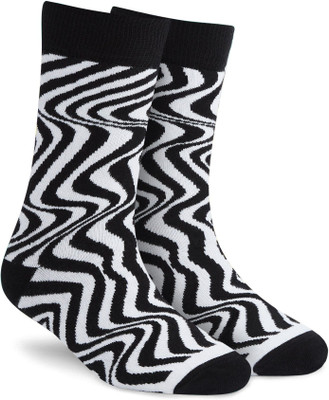 Dynamocks Men & Women Geometric Print Mid-Calf/Crew