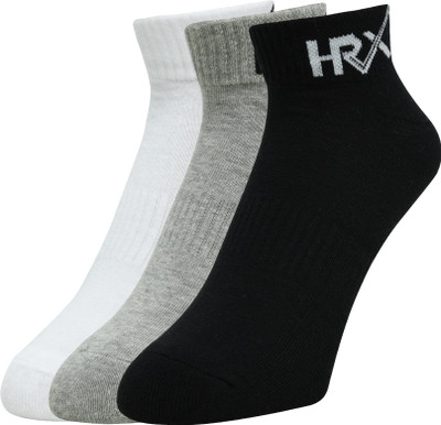HRX by Hrithik Roshan Men Solid Ankle Length(Pack of 3)