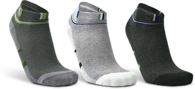 JEMOX Men & Women Striped Ankle Length(Pack of 3)