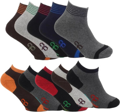 Adam Phillip Men Printed Ankle Length(Pack of 10)