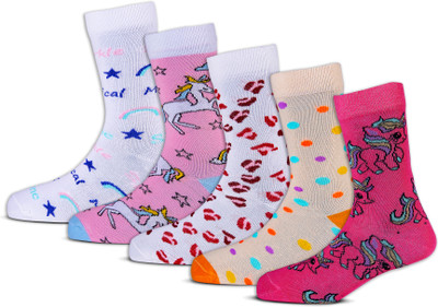 RC. ROYAL CLASS Girls Printed Calf Length(Pack of 5)