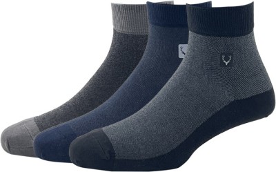 Allen Solly Men Self Design Mid-Calf/Crew(Pack of 3)