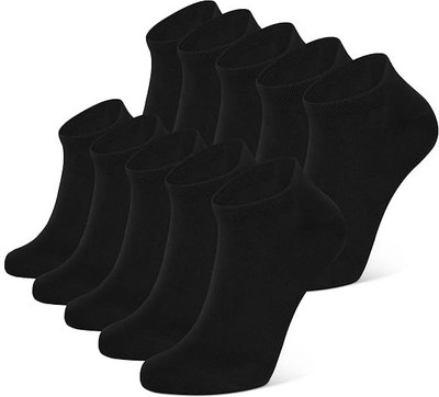 Best Friends Forever Plain White Ankle length Solid socks for Home, Office, Sports Men & Women Solid Ankle Length(Pack of 5)