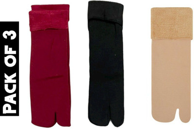vactly Men & Women Solid Ankle Length(Pack of 3)