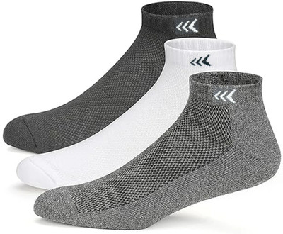 MAYOR Men Solid Ankle Length(Pack of 3)