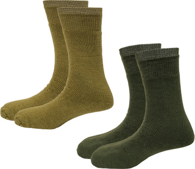 MATTZIG Men Solid Calf Length(Pack of 2)
