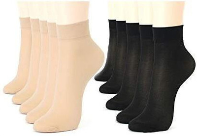 Motoway Men & Women Printed Ankle Length(Pack of 10)