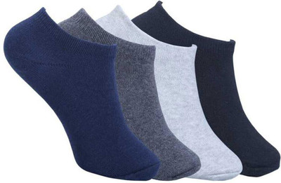 VEMOLI Men & Women Solid Low Cut(Pack of 4)