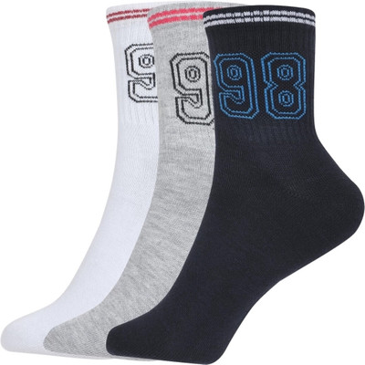 Kalra Hosiery Men Solid Calf Length(Pack of 3)