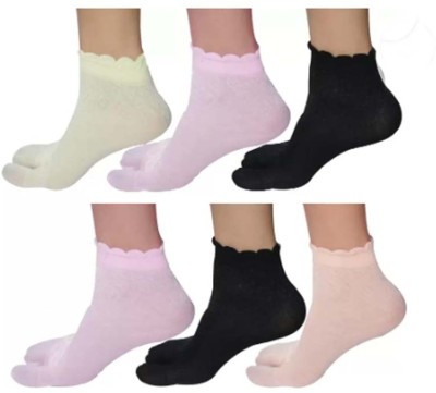 Taurino Women Solid Ankle Length(Pack of 6)