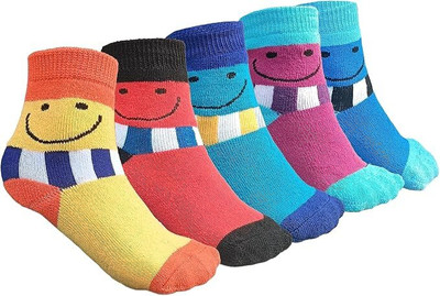 ROSSLYN Boys & Girls Ankle Length(Pack of 5)