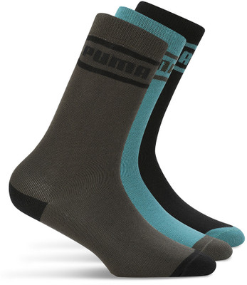 PUMA Men & Women Mid-Calf/Crew(Pack of 3)