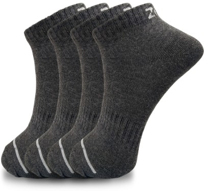 ZensoO Unisex Solid Ankle Length(Pack of 4)