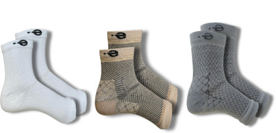 ecosync Unisex Solid Ankle Length(Pack of 3)