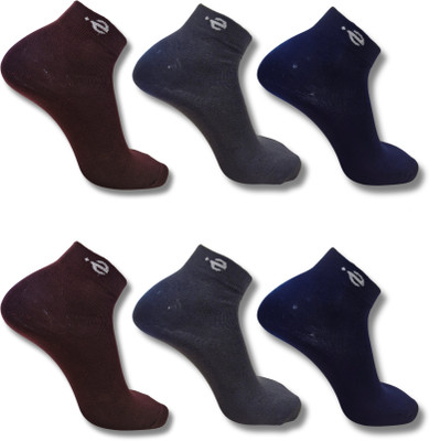 ecosync Unisex Solid Ankle Length, Low Cut(Pack of 6)