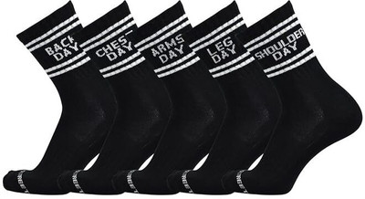 Thesockstreet Unisex Solid Calf Length(Pack of 5)