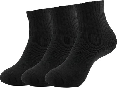 XOALT Unisex Solid Mid-Calf/Crew(Pack of 3)