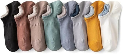 RuchaaFASHION Men Self Design Ankle Length(Pack of 7)