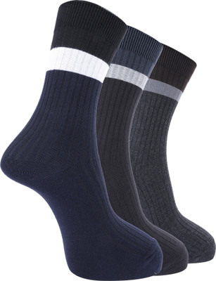 Dollar Men Laser Cut Calf Length(Pack of 3)