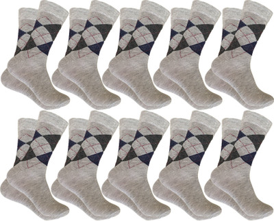 Cozyway Men Mid-Calf/Crew(Pack of 10)