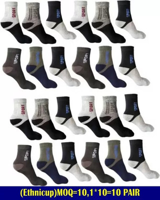 Cavendres Men Self Design Ankle Length(Pack of 10)
