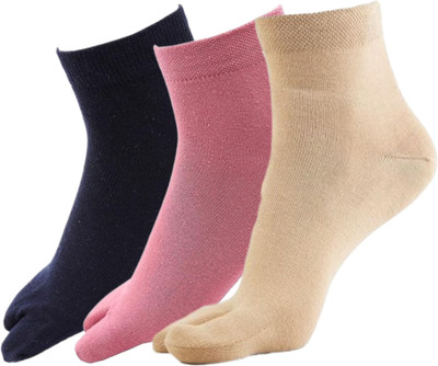 VAPINDIA Girls Solid Ankle Length(Pack of 3)