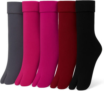 KETKAR Women Solid Ankle Length(Pack of 5)
