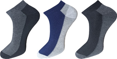 SOXVIEW Men Striped Ankle Length(Pack of 3)